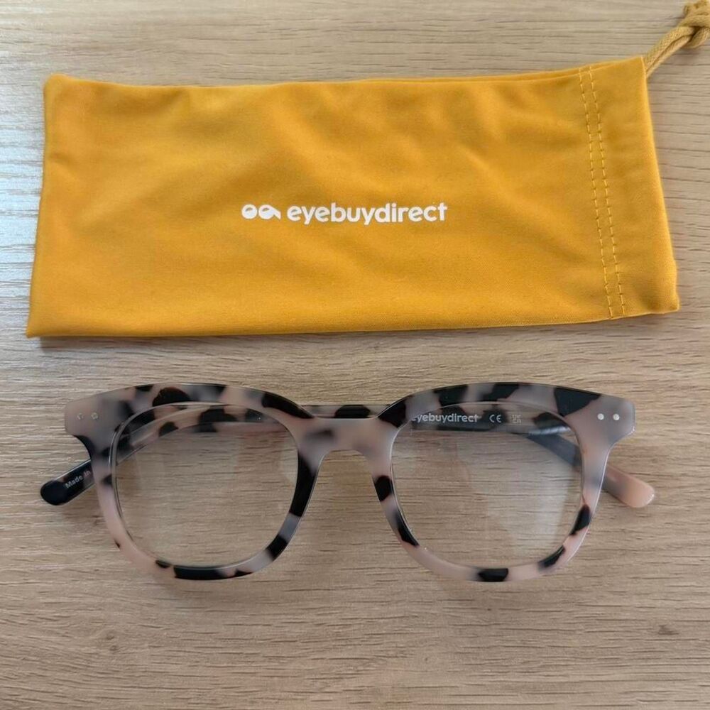 EyeBuyDirect Romy tortoiseshell glasses